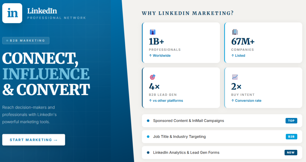 best social media platforms for business