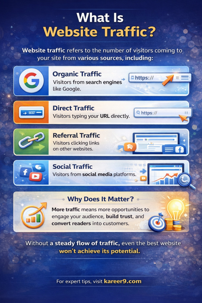 tips to increase website traffic in 2026